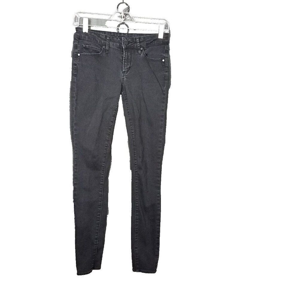 Articles of Society Jeans Womens 25 Black Mya Stretch Skinny Phoenix Mid Rise